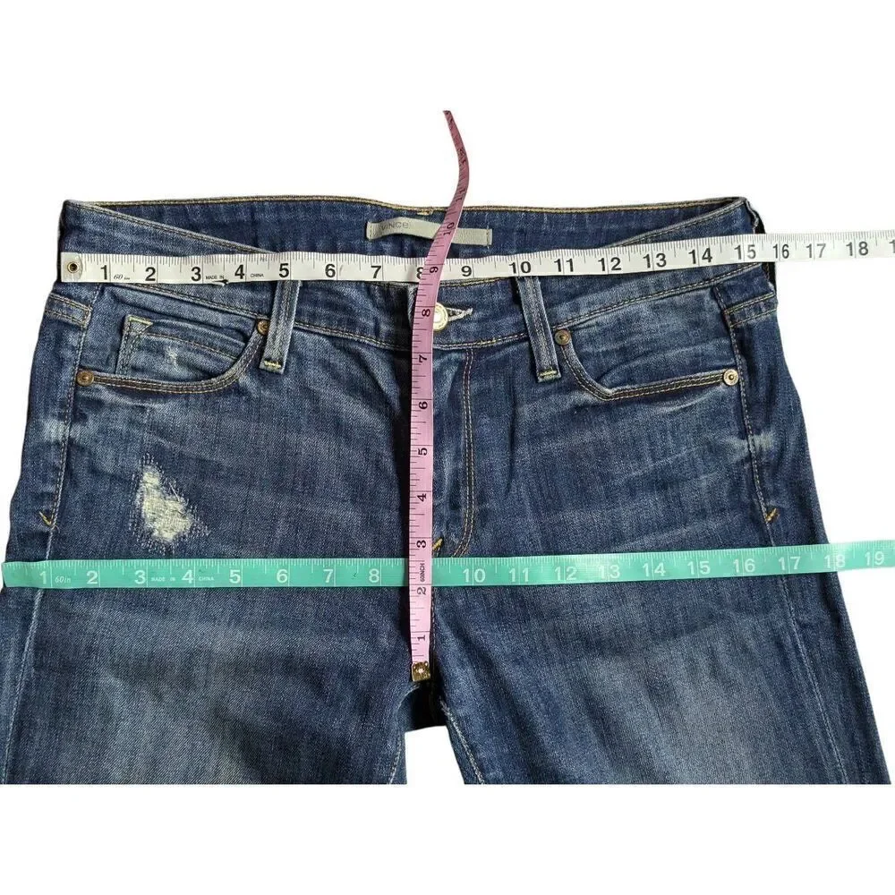 Vince women's skinny distressed jeans size 28